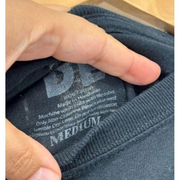 Zip Code Graphic Rolling Stones Tee Medium Black 100% Cotton Short Sleeve 2015 - Picture 7 of 7